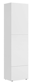 Black Red White Modai Closed Bookcase White