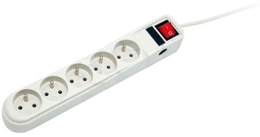 ActiveJet Surge Protector 5 Outlet Grey 5m