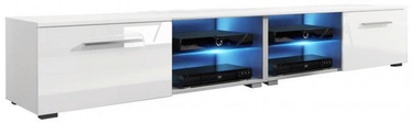 Vivaldi Meble Moon 2 Double TV Stand With LED White/White Gloss