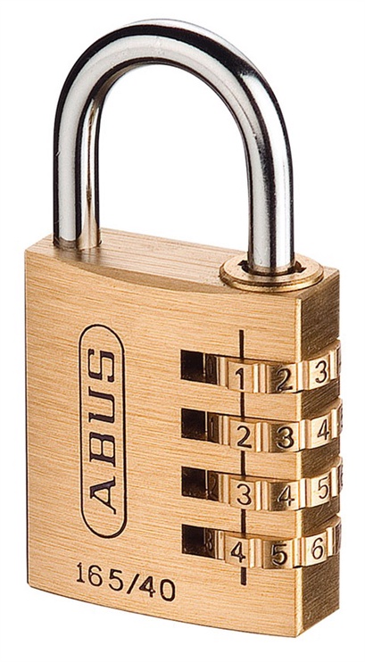 Slēdzene Abus 165/40C, zelta, 77 mm