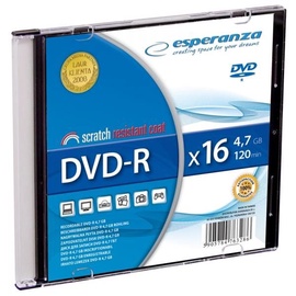 Esperanza 1113 DVD-R 16x 4.7GB Slim Jewel Case 200pcs