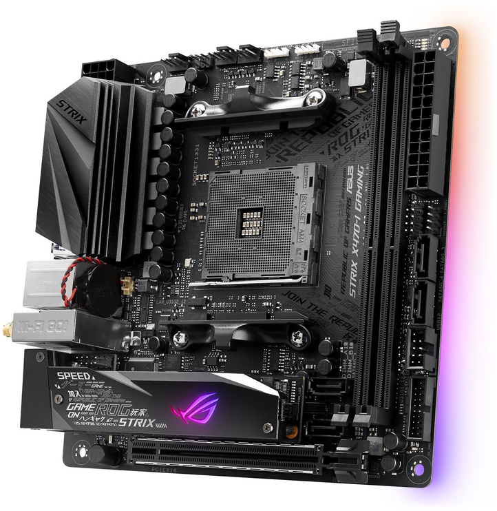 Pagrindinė plokštė Asus ROG STRIX X470-I GAMING