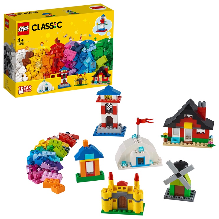 Konstruktors LEGO Classic Klucīši un ēkas 11008, 270 gab.