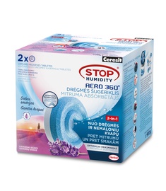 Niiskuseimaja Aero 360°, lavendlilõhnalised tabletid 2x450g
