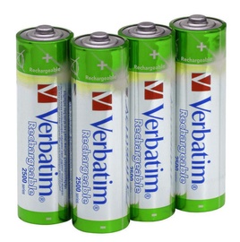 Verbatim Premium Rechargeable 4 x AA 2500mAh