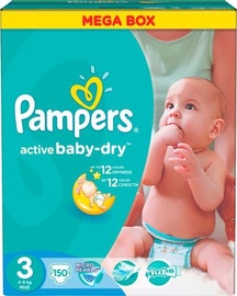Pampers Active Baby-Dry S3 150
