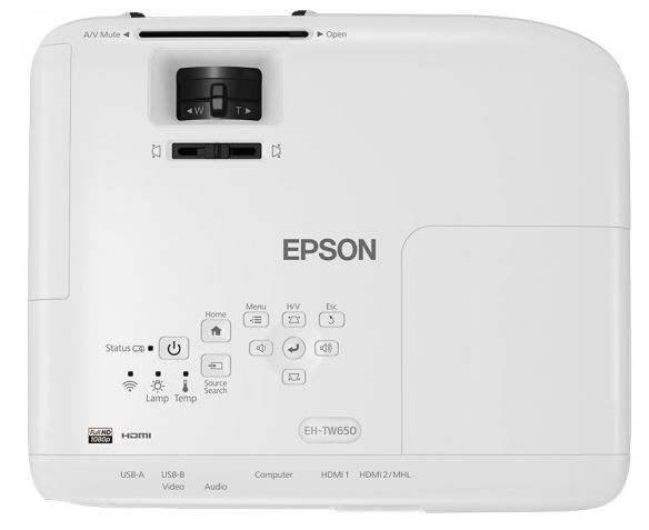 Projektors Epson EH-TW610 V11H849140, mājas kinozālēm