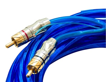 Линейный кабель Blow 2RCA-2RCA 2xRCA Male, 2xRCA Male, 5 м, синий