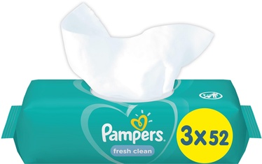 Mitrās salvetes Pampers Fresh Clean, 156 gab.