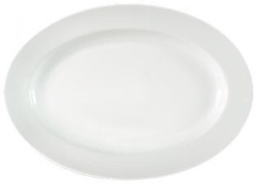 Simple Plus Serving Pate 30cm White