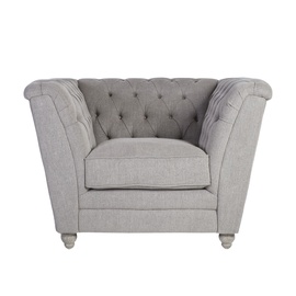 Fotelis Home4you Watson Grey, 116x90x74 cm