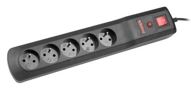 ARMAC Surge Protector 5 Outlet Black 5m