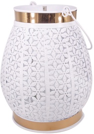 Home4you Candle Holder Luke-2 H22cm White