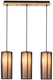 Светильник Candellux Kioto 3x40W E27 Triple Hanging Lamp Wooden Black