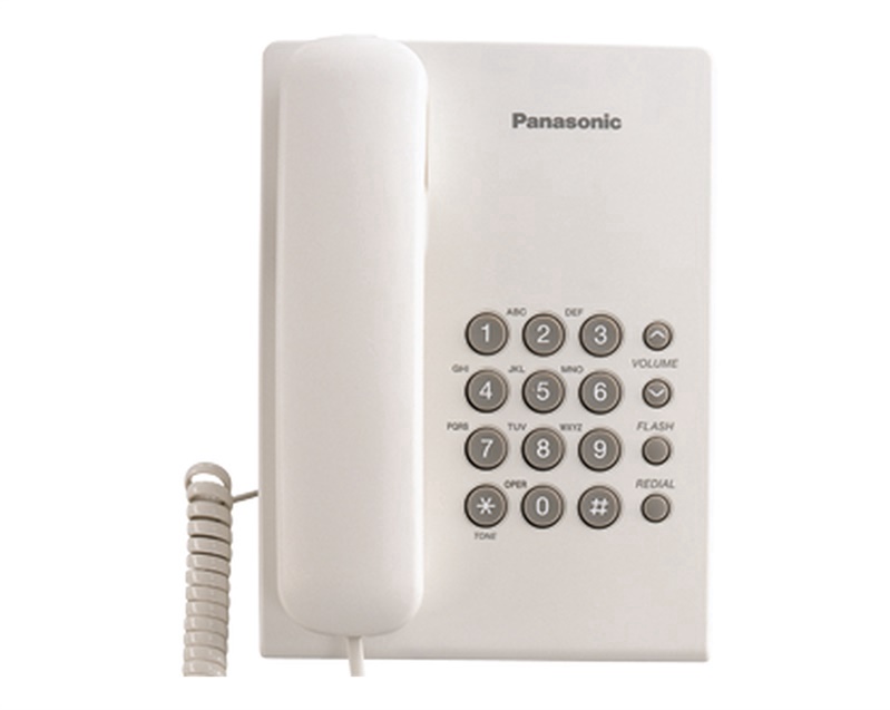 Telefons Panasonic KX-TS500FXW, stacionārā