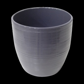 Puķu pods, pelēka/violeta, Ø 135 mm