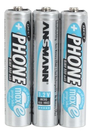 Аккумуляторные батарейки Ansmann Micro Rechargeable Battery AAA 800mAh 3pcs