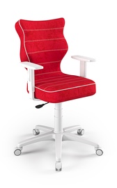 Bērnu krēsls Duo Size 6 VS09, balta/sarkana, 40 cm x 104.5 cm