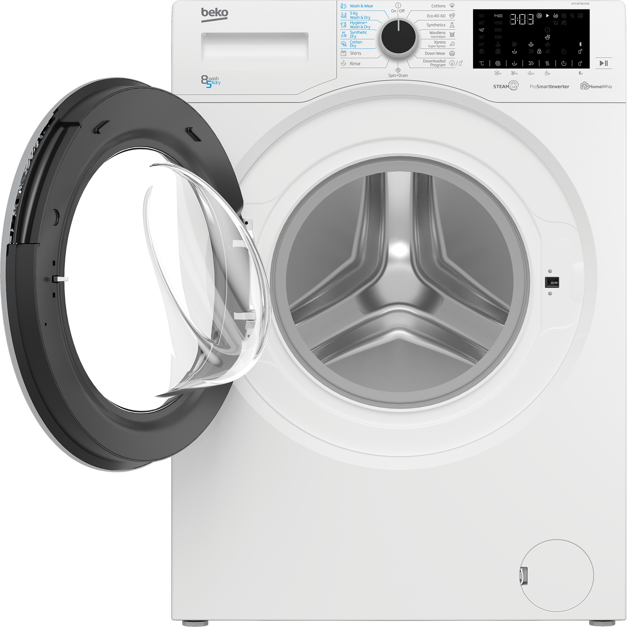 Veļas mašīna - žāvētājs Beko HTV8736XS0 - Ksenukai.lv
