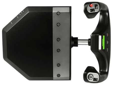 logitech saitek flight yoke system