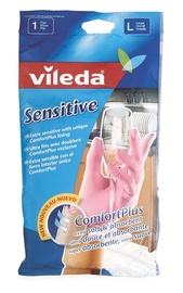 Vileda Gloves Sensitive Size M
