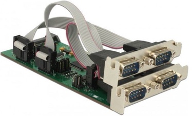 Delock PCIe 3 x Serial RS-232 + 1 x TTL 3.3V / RS-232