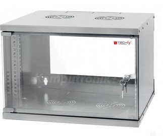 Techly Wallmount Cabinet ECO 19'' Grey