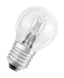 Spuldze Osram Halogēnā spuldze, P45, balta, E27, 20 W, 235 lm