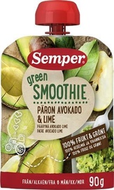 Semper Green Smoothie From 6 Months 90g Pear & Avocado & Laim