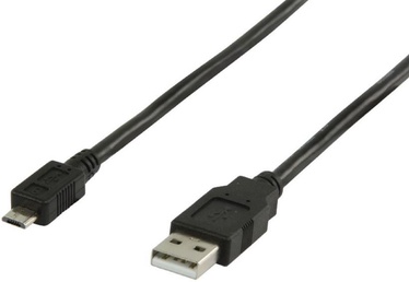 ValueLine Cable USB to USB-micro Black 2m