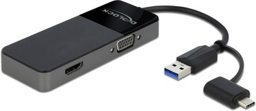 Delock USB 3.0 to 4K HDMI + VGA