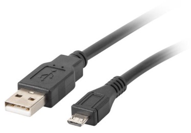 Lanberg Cable Micro USB / USB Black 1m