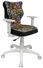 Bērnu krēsls Duo White ST28, balta/melna, 370 mm x 1000 mm