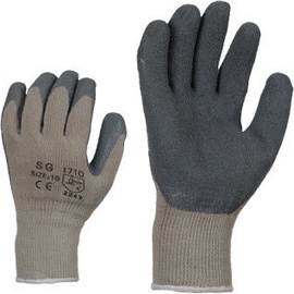 Рабочие перчатки перчатки Artmas, хлопок, серый, 10