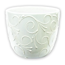 Askovita Ceramic Flower Pot VETMAB-3 D14.5 White