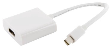 4World Adapter DisplayPort-mini to HDMI White