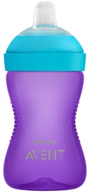 Bērnu pudelīte Philips Avent My Grippy, 300 ml, 9 mēn., violeta