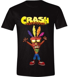 Licenced Crash Bandicoot Aku Aku T-Shirt Black M