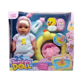 Кукла - маленький ребенок Ledy Toys Swimming LD9514B, 30 см, 7 pcs