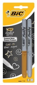 Veekindel marker BIC Marking Color Permanent Marker Gold/Silver 2pcs