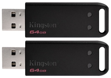 Kingston DataTraveler DT20 64GB USB 2.0 Pack Of 2