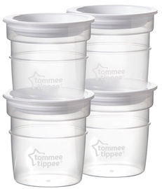 Tommee Tippee Closer To Nature Milk Storage Pots 4pcs