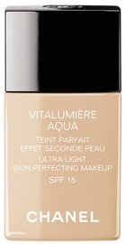 Tonālais krēms Chanel Vitalumiere Aqua Fluid Ultra-Light Makeup SPF15 Beige, 30 ml