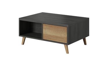 Idzczak Meble Laos 07 Coffee Table Black Pine/Riviera Oak