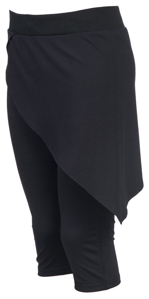 3/4 püksid, naistele Bars, must, XL