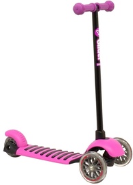YVolution Y Glider Deluxe Scooter Green Black/Pink
