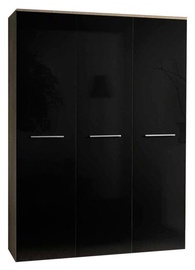 Spinta ASM Big Sonoma Oak/Black, 135x55x190 cm
