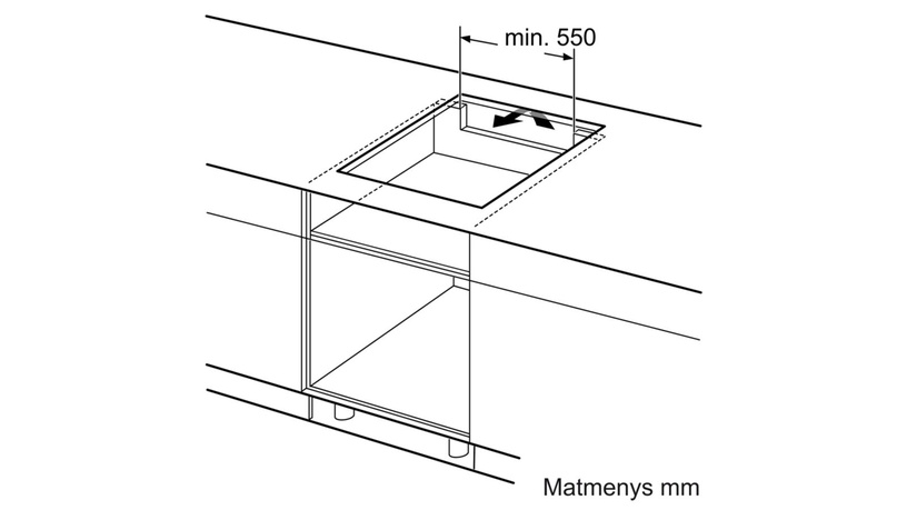 Indukcinė kaitlentė Bosch PUE612FF1J