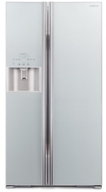 Šaldytuvas Hitachi R-S700GPRU2 (GS) Glass Silver