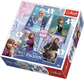 Dėlionė Trefl Frozen, 4 viename